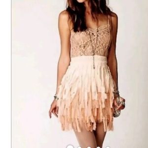 Free people orange ombré dress from the rare collection